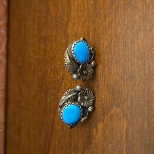 Sterling silver and turquoise earrings